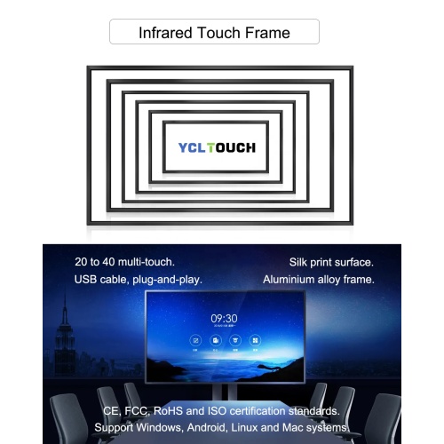 55 inch infrared touch frame for interactive whiteboard