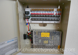 12vdc 10amp 18ch محاصر cctv توزيع الطاقة السعر