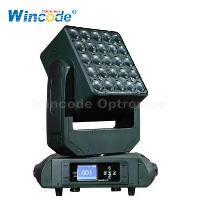 Wincode Optronics 25x15W 4in1 RGBW Pixel Matrix LED Moving Head Light