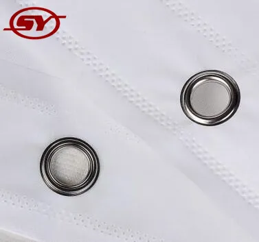 home goods white custom shower curtain for bathroom