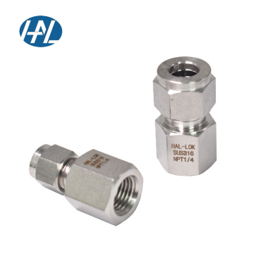 Stainless Steel Instrumentation Fittings: 304/316 Female Connectors 1/8'' - 3/8''