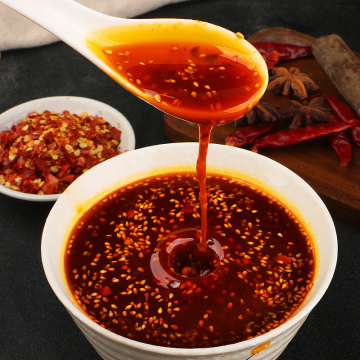 Salsa china al por mayor Chili Oil Tangible Benefits Precio