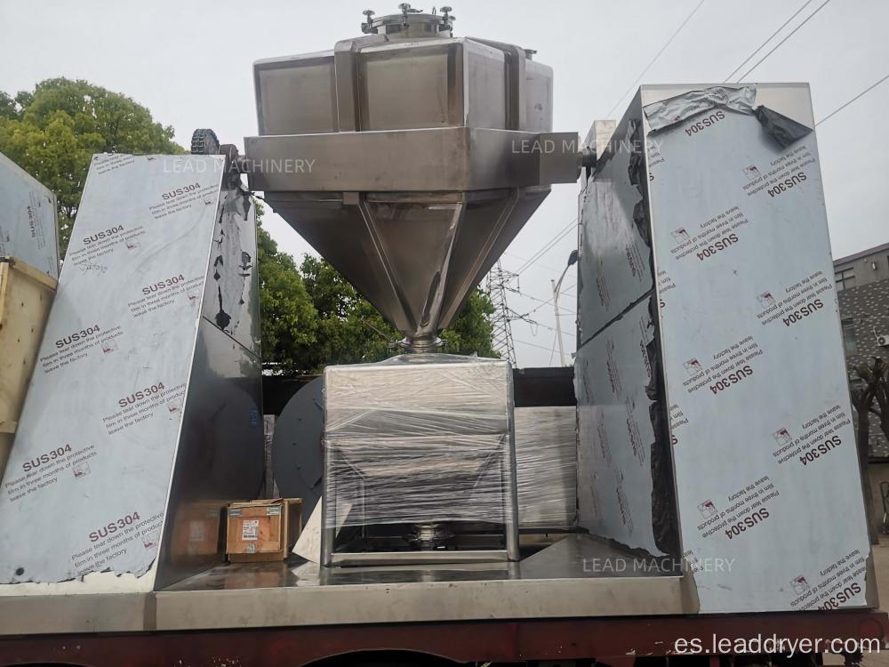 Mezclador de cono cuadrado de la licuadora de contenedor fijo de acero inoxidable