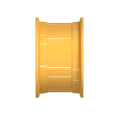 Bulldozer 140GC Removable Rim 540-3236, Bulldozer Wheel Spare Part 5403236