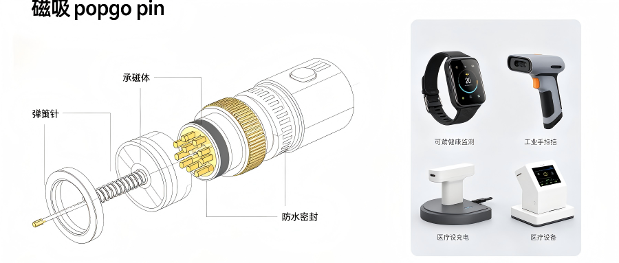 Magnetic connector Application