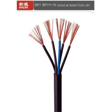PVC Insulated and sheathed Flexible electrical wire (H05VV-F)