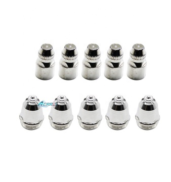 1.5mm & 1.7mm P-80 LTP8000 IGBT 80A Plasma Cutting Torch Electrode Tips Nozzle - 10pcs