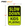 12*18 Engineer grades reflective aluminum slow down sign