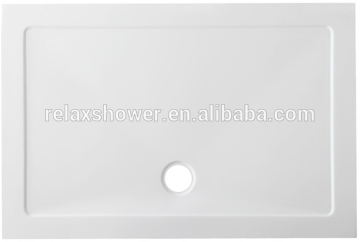 2015 hot sale squared low tray acrylic shower tray