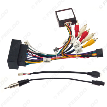 Wiring Harness Adapter with CANBUS Box for Fiat Doblo/500L/Fiorino & Jeep Wrangler Rubicon Head Unit