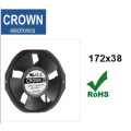 Crown 110V 230V 17238 Ventilador de CA de flujo axial