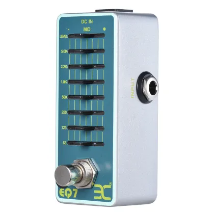 ENO EX EQ7 Equalizer Guitar Effect Pedal 7-Band EQ Guitar Pedal Full Metal Shell True Bypass Guitar Parts & Accessories
