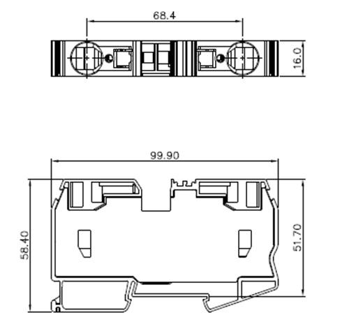 din rail terminal block phoenix