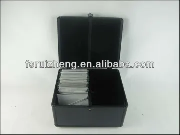 Black diamond pattern surface cheap CD case RZ-C146