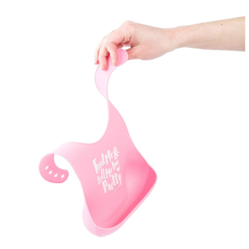 Bibs de bebê de silicone confortáveis ​​impermeáveis ​​personalizados