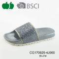 Lady Latest Design Fashion Summer Pcu Slipper