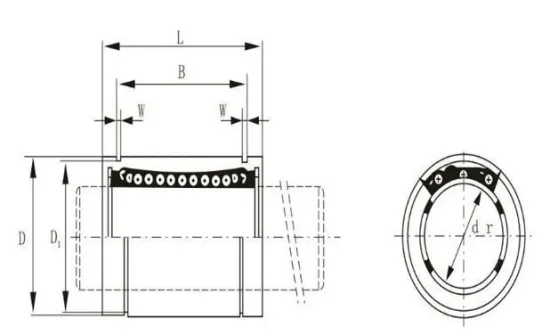 Orginal Good Quality  Nsk Linear Motion Bearing Lm25, Lm25uu