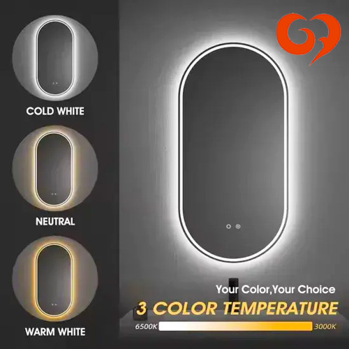 Design a specchio touch LED ultrasottile da 3 mm