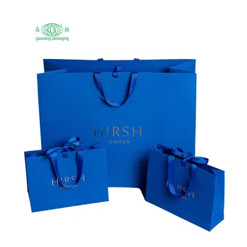 Custom Personalized Logo Business Carrier Clothes Packaging Bags & Shopping Paper Bags