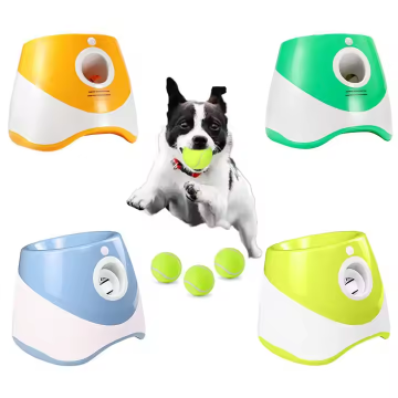 Automatic Dog Toy Launcher with Interactive Feeding Feature