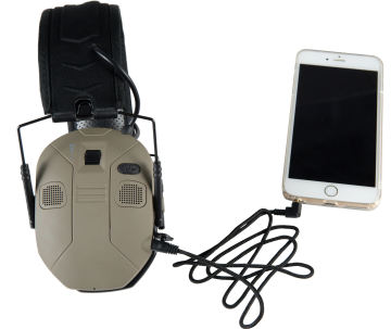 Bluetooth Headset with Ear Muffs: Advanced Shooting Soundproof, Tactical Electronic Noise Cancelling Earmuff Ear Defender Protector