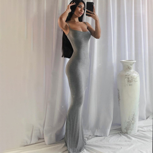 Custom Sexy Maxi Dress Neck Strap