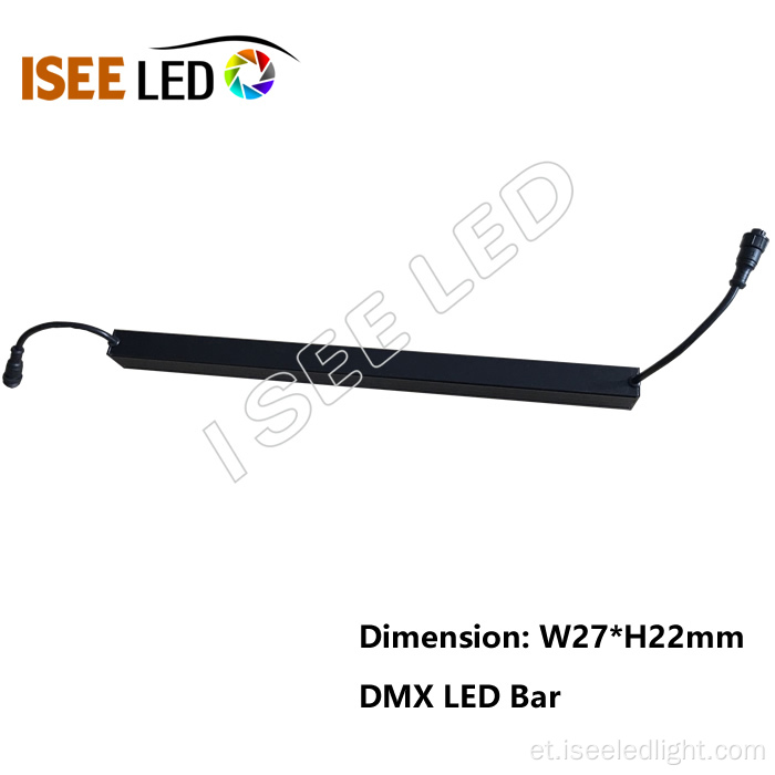 1,5m DMX RGB LED -latt välistingimustes kasutamiseks