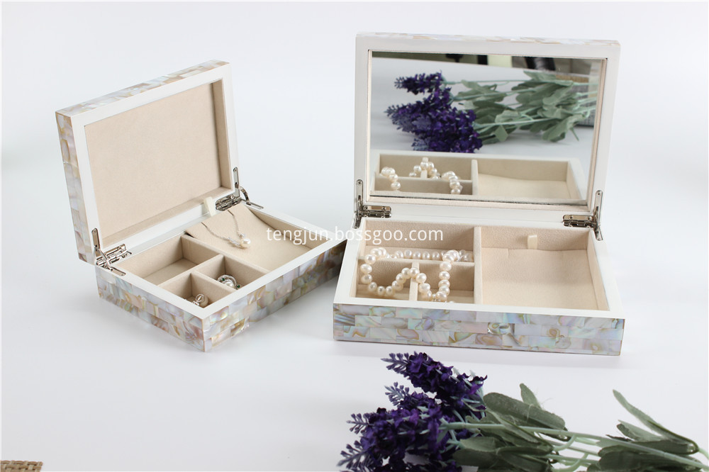 Chinese freshwater MOP jewelry box