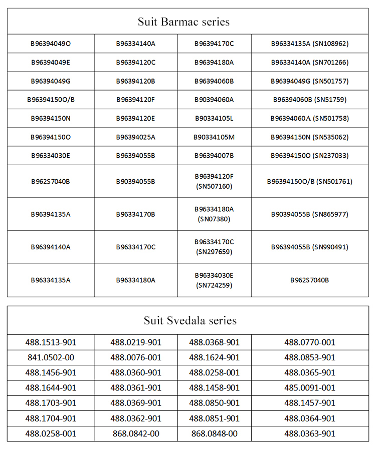 VSI crusher parts