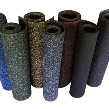 Gym Interlocking rolled rubber flooring lowes