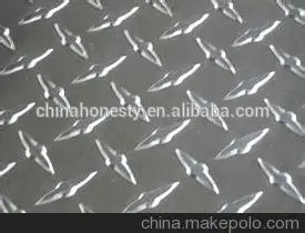 Small five bar 1050 1060 1100 3003 diamond aluminum plate