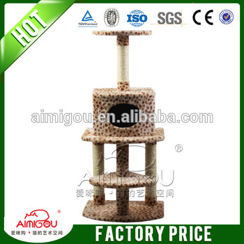 2014 New Product Wooden Cat Tree Factory