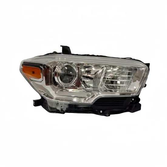 USA Car Accessories - White Headlights for Toyota Tacoma 2016-2018 (81150-04250 81110-04250)