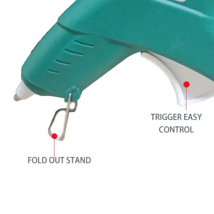 Factory Direct Green Hot-Melt Glue Guns with Glue Sticks - 10W