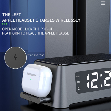 Alarm Clock with 3 in 1 wireless charger