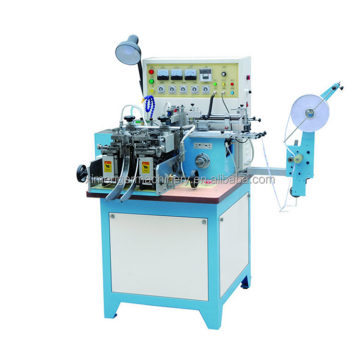 Ultrasonic Label Cutting and Folding Machine for Garment Wash Care Satin Ribbons