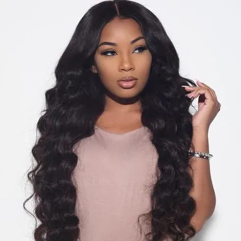 150% Density Virgin Hair Wigs Full Cuticle Aligned Unprocessed 100% Virgin Hair 16-28 Inch Wigs 13*4 Lace Front Loose deep wave
