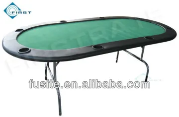 8 Persons Folding Casino Oval Poker Tables