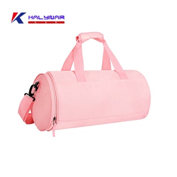 Round Tote Travel Duffle Bags With Shoe Compartment