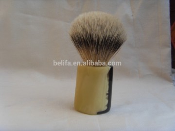 Wholesales Men Bristle Shaving brush,dyed beard brush oem with stone handle private label