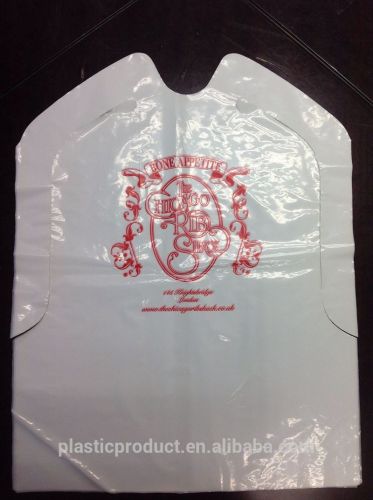 Disposable plastic adult bibs aprons