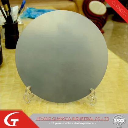 201grade DDQ stainless steel circle produced by BAOSTEEL GUANGTA H R coil