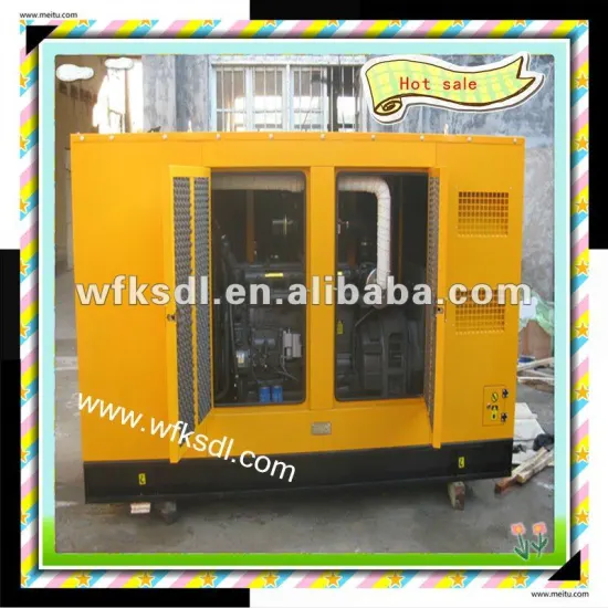with CE,ISO Ricardo 30-200kw mobile/soundproof diesel generator set