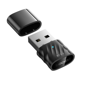 Toocki USB Bluetooth 5.1 Dongle -Adapter - Bluetooth -kompatibler Sender und Empfänger für Tastatur und Maus