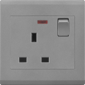 uk electrical wall switch socket 4 gang