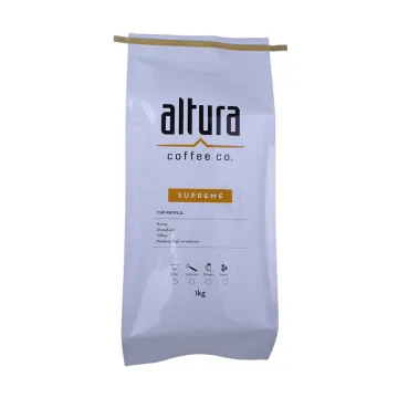 250g Side Gusset Bag Custom Coffee Pouches With Degassing Valve