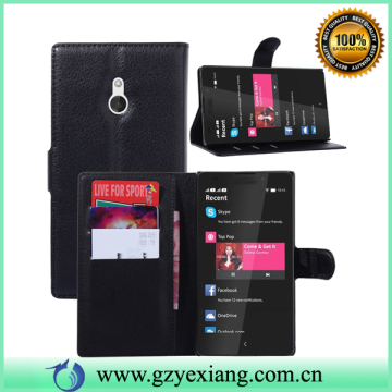 Yexiang Top selling leather case flip leather cover for nokia xl 1030 l