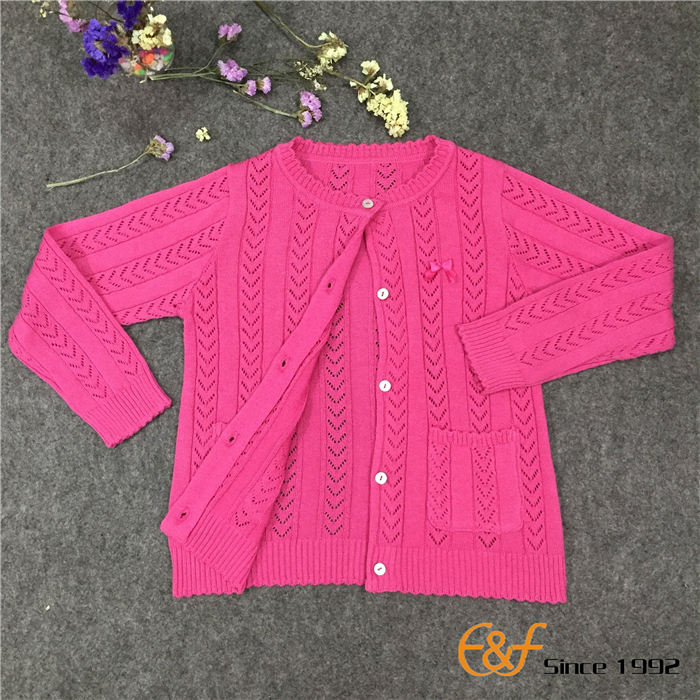 Regular Pointelle Sweater for girls