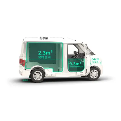 Electric Mini Van for Courier Delivery - New Energy Express Vehicle