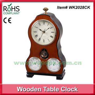 Thermometer and Hygrometer table clock